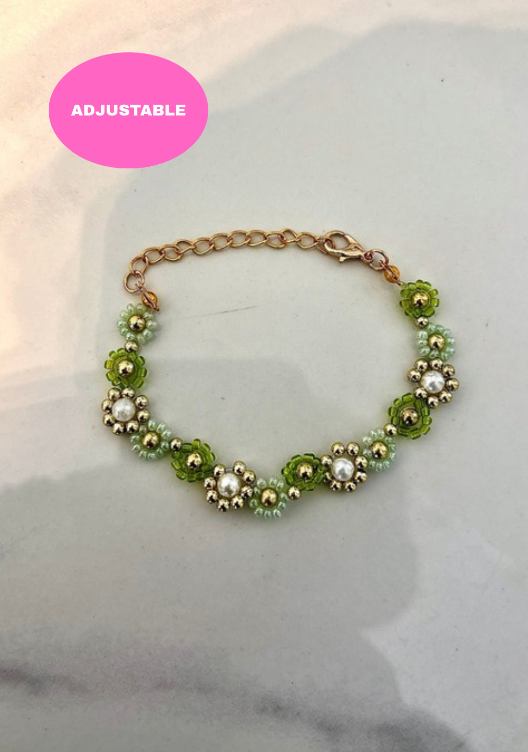 ARTICHOKE FLOWER BRACELET